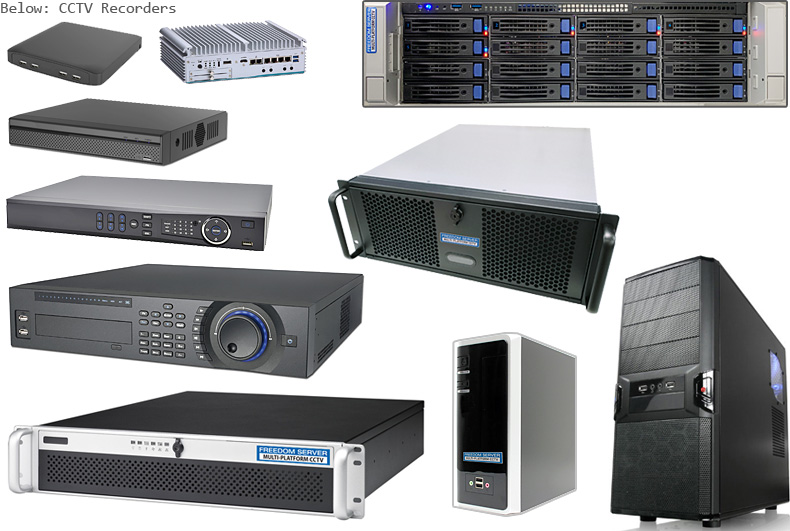 Cctv recording hot sale server